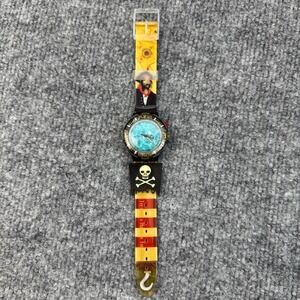 Swatch Watch Unisex Pirate SDB902‎ Uncino Loomi Scuba 200 Vtg 1999 - Read